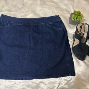 Northern reflections size large Denim Blue Women's Skort